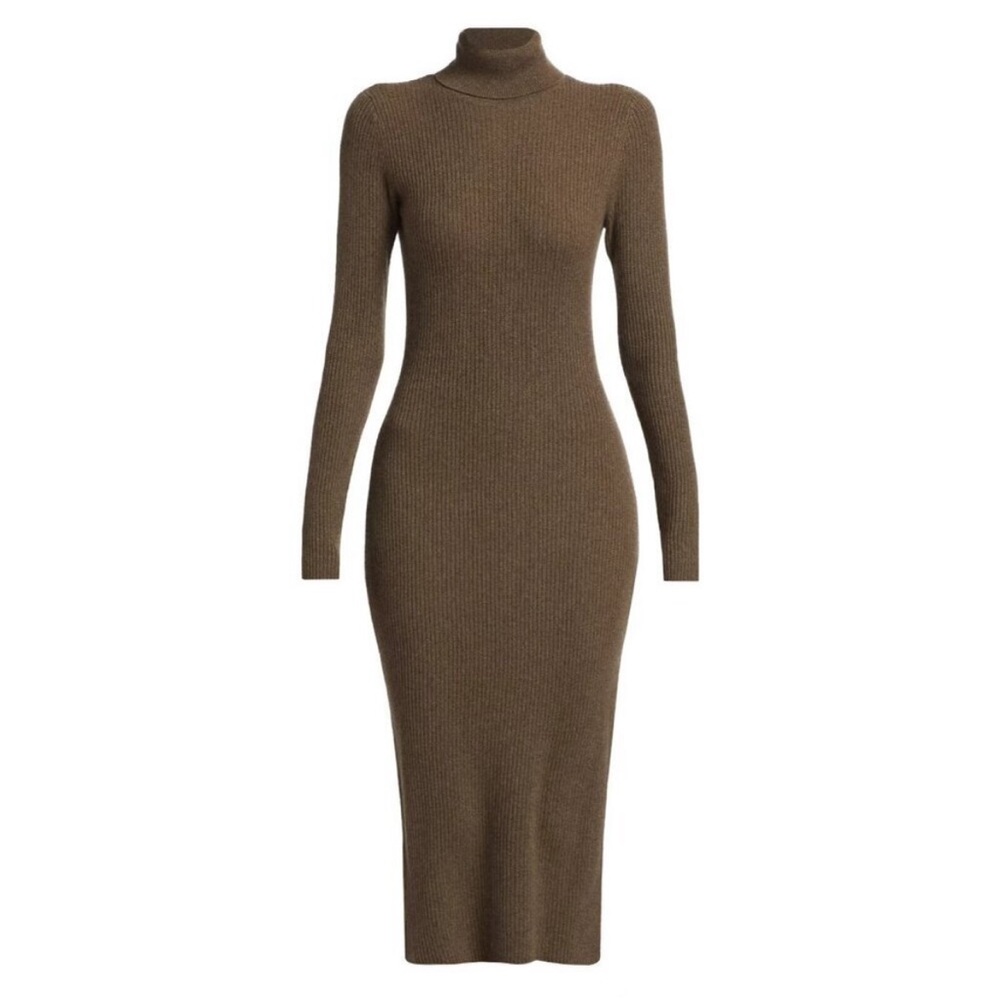 NWT Reformation Robin Cashmere Sweater Dress Dachshund Size Large - Picture 3 of 16